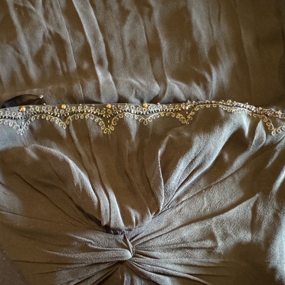 Nine West Stylish Black Strapless Dress Sz 4 - Picture 8 of 9